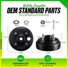 Mumpprce 2 Pcs Golf Cart Brake Drum Hub Assembly, Ezgo Black New. Price: $65.00.