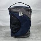 Vintage Nike Golf Gray Blue Shoe Bag Mesh Swoosh Tote W/ Zipper/handle S9-SKY Used. Price: $24.97.