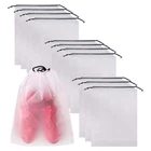 Set Of 12 Portable Translucent Bags For Travel Large Clear Shoes Pouch S... New. Price: $20.35.
