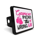 Style Print Trailer Hitch Cover Cancer Picked The Wrong Girl Pink Support New. Price: $34.60.