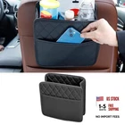 Black Pu Leather Car Seat Back Organizer - Hanging Storage For Vehicles New. Price: $15.74.