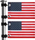 Trinka Easy Installation Golf Cart Flag With 2 Pack American New. Price: $19.99.
