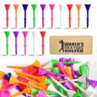 Finger Ten Unbreakable Golf Tees Plastic 3 1/4 Inch Value 50/100 Pack, Low Fr... New. Price: $17.84.