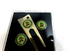 Mallard Head Country Club Metal Golf Divot Tool W/ Ball Markers & Case Used. Price: $22.99.
