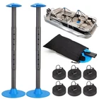 Windproof Boat Cover Support System 2 Adjustable Telescoping 18"-57 New. Price: $71.99.