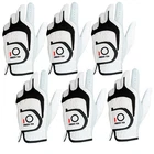 Finger Ten Premium Cabretta Leather Golf Gloves Men 6 Pack For Right Left Han... New. Price: $68.58.