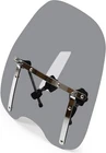 Ecotric Universal Tinted Windshield 18"X16" Compatible With Yamaha Honda Suzuki New. Price: $95.99.