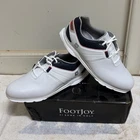 Footjoy Pro Sl Men's Golf Shoes 11 Medium White/navy/red Cushioned New. Price: $85.00.