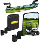 Mirror Cart Kit Foldable Adjustable Hd Glass Universal Ezgo Club Golf Yamaha New. Price: $59.99.