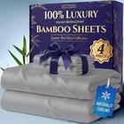 Decolure 100% Viscose Derived From Bamboo Sheets Queen Size Luxury 4 Pc Natu... New. Price: $162.86.