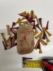 Vintage Bag Of 50 Golf Tees Linen 1.5 Inches Long Pla-wood Brand New. Price: $21.95.