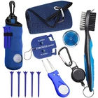 Karamagic 11 Pcs Golf Accessories Kit, Include Ball Bag With Hook Blue New. Price: $29.99.