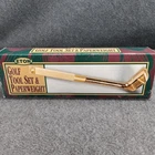 Eton Golf Screwdriver Set Brass Finish Paperweight Club Open. Price: $8.95.