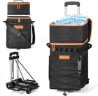72 Can Rolling Cooler Bag With Wheels & Handle, Collapsible Insulated Ice Chest New. Price: $91.35.