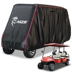 Mzs Golf Cart Cover Compatible With 6 Passenger Xl-for 4+2 New. Price: $90.99.