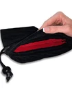 Efendiz Drawstring Pouch, Black Velvet Bag 7.6 X 10.6 Inches, Red New. Price: $21.32.