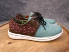 Justin Womens Cactus Stitch Casual Shoes JL141 Tie Size 5.5 Blue Brown Pre-owned. Price: $29.99.