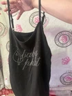 Baby Phat Black Rhinestone Logo Spaghetti Strap Camisole Top Xl BP3539BL New. Price: $25.00.