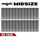 Majek Mens Tour Pro Black Midsize Logo Golf Grips Bulk Pack - 50 New. Price: $99.95.