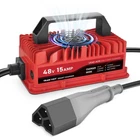 Tramroot 15AMP Golf Cart Charger For 48V Ezgo Rxv&txt Lead Acid Battery New. Price: $71.25.