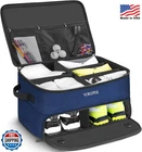 Yorepek 2 Layer Golf Trunk Organizer Blue - 3 Compartments Shoe Storage New. Price: $55.99.