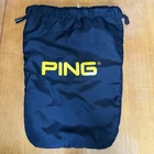 Vintage Ping Black Bag/drawstring Faux Fur Lined Golf Shoes Bag, Thriftway Used. Price: $26.79.