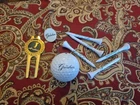 Greenbrier Resort Hotel Sam Snead Divot Tool & Logo Ball Golf Tees Used. Price: $25.00.