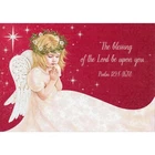 Praying Angel Child With Crown Of Gold Foil Flowers Box 15 Christmas Cards New. Price: $18.81.