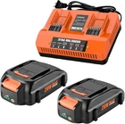 Powilling 20V Lithium Battery For Worx And Charger Kit, Compatible New. Price: $91.96.