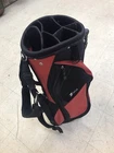 Ztech Golf Stand Bag 7 Way Club Dividers 3 Zipper Pockets Dual Strap Red Black Pre-owned. Price: $84.99.