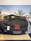 New Adidas A422 Large Duffle Bag Golf Travel Gear Black With Red Pd Mmxii Logo. Price: $85.98.
