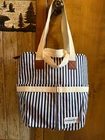 Insulated Canvas Cooler Tote Carry Bag The Foundry By Fit And Fresh Used. Price: $15.99.