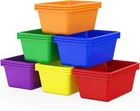 Dcocdeely 18 Pcs Plastic Classroom Bins, Book Toy Storage Small Cubby Bin... New. Price: $59.48.