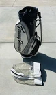 Tommy Armory 6-WAY Pro Staff Cart Golf Bag White Navy Gray With Rain Hood Pre-owned. Price: $97.88.