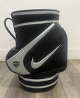 Vtg Nike Golf Mini Range Bag Carry Bucket Black/silver Size 11X18.5 Pre-owned. Price: $224.75.
