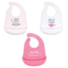 Hudson Baby Infant Girl Silicone Bibs 3PK, Miso Cute, Size New. Price: $16.99.