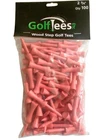 Step Down Golf Tees - Wooden Castle, Precision Height 2 3/4", Pink New. Price: $29.99.