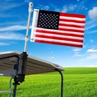 Golf Cart Flag Holder And Pole Mount Kit Universal For Ezgo Club Yam... New. Price: $41.00.