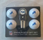 Team Golf Nfl Premium Gift Set 4 Balls-divot Tool-ball Marker Detroit Lions New. Price: $12.99.
