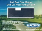 Black Golf Cart Floor Mat Fits Club Precedent New. Price: $20.00.
