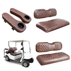 Golf Cart Seat Covers Ezgo Txt Rxv Vinyl Front Rear Brown 8438 1994-2013 Nokins New. Price: $259.99.