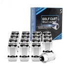 Golf Cart Wheel Lug Nuts Chrome Standard 1/2"-20 For Ezgo & Club (16 Pack) New. Price: $43.96.