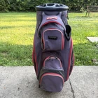 Bag Boy Revolver Xp Golf Cart Charcoal/black/red Pre-owned. Price: $125.00.