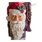 Whimsical Santa Claus Golf Club Set Bag Christmas Tree Ornament Resin 5" Used. Price: $11.03.