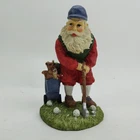Santa Golfing Plays With Squirrel Bag Figurine Christmas Theme Decor Used. Price: $19.95.
