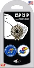 Team Golf Ncaa Kansas Jayhawks Cap Clip With 2 Magnetic Ball Markers New. Price: $26.99.