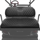 Leapgomax Golf Cart Rear Seat Covers For Ezgo Club Diamond Black Stitching New. Price: $81.11.