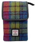 Maccessori Womens Harris Tweed Mini Crossbody Bag - Pink/blue New. Price: $51.95.