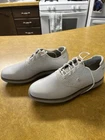 Footjoy Traditions Womens Us 6 White Leather Lace-up Spiked Golf Shoe Pre-owned. Price: $50.00.