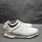 Footjoy Pro Sl Boa Golf Shoes Mens Size 11.5 White Leather Spikeless Sneakers Pre-owned. Price: $79.99.